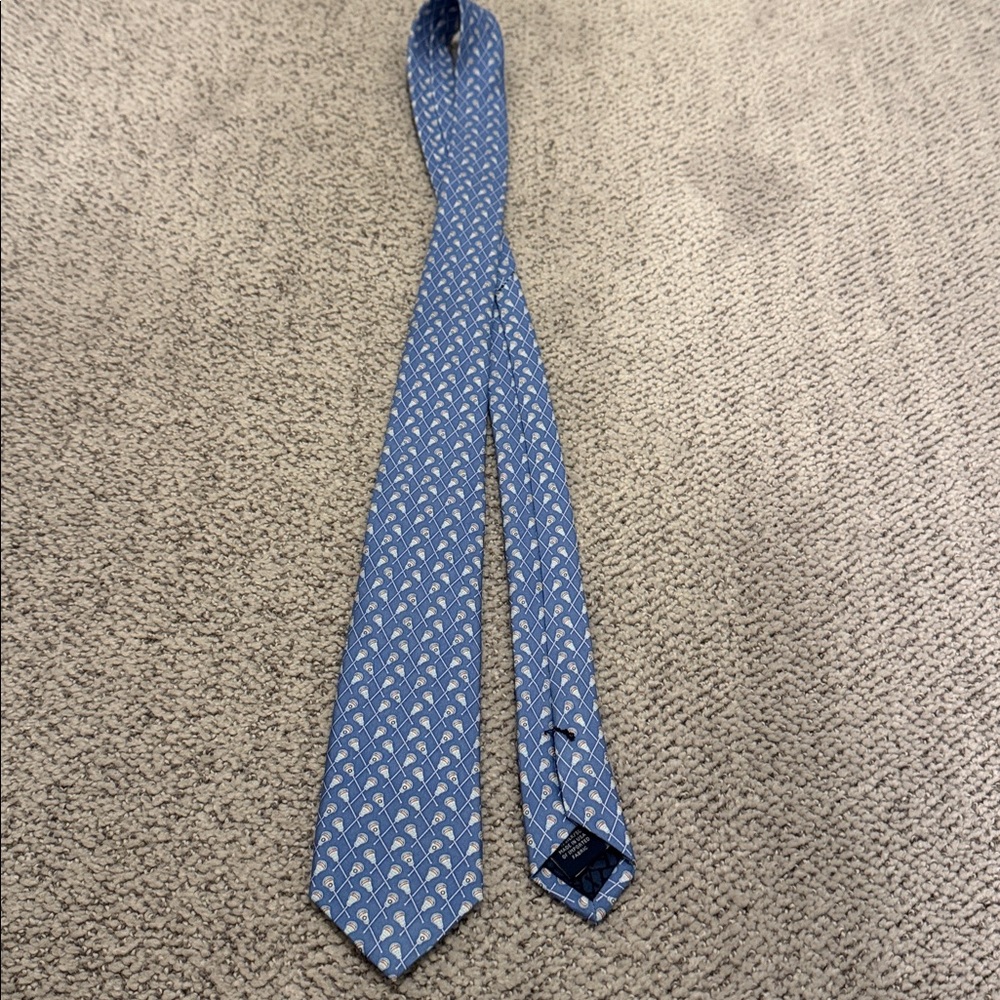 Vineyard Vines Blue Lacrosse Tie